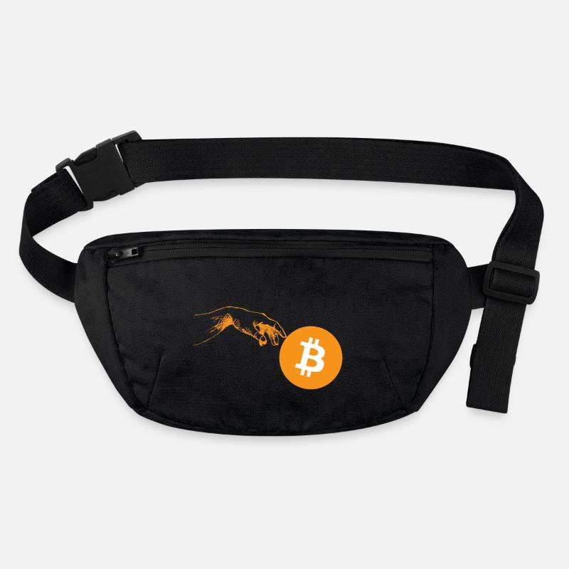 Main de création de crypto-monnaies 3 Bitcoin Sac banane recyclé Stanley/Stella