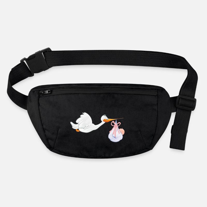 Cigogne avec bébé Sac banane recyclé Stanley/Stella