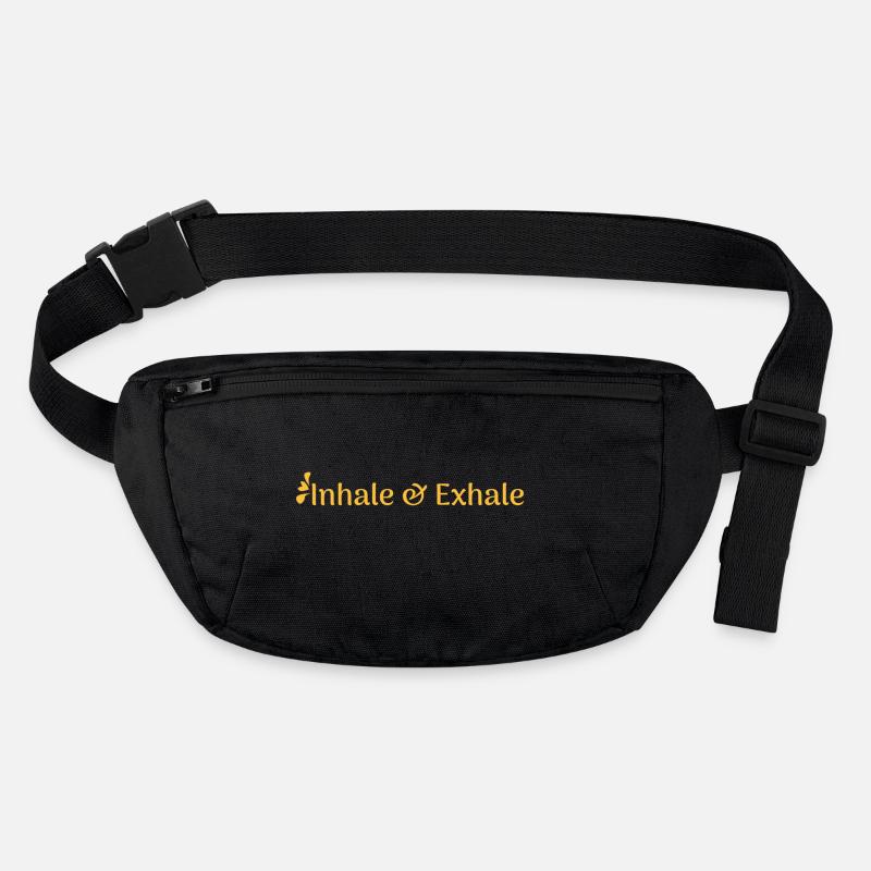 inhale & exhale sayings Stanley/Stella recycled Hip Bag 