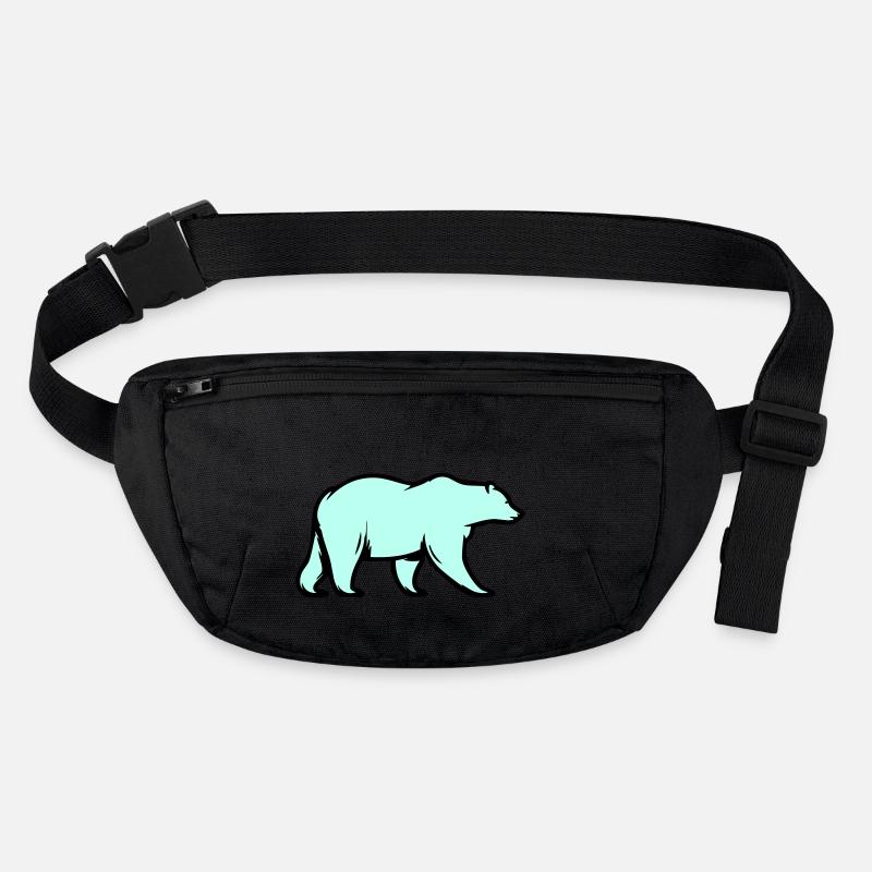 Polar bear Stanley/Stella recycled Hip Bag 