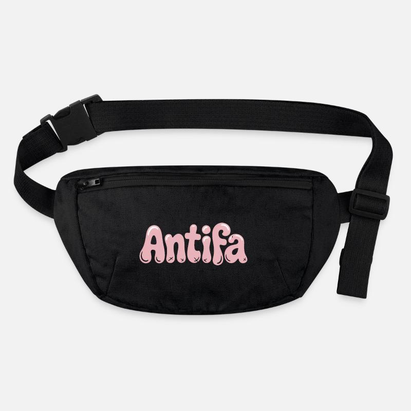 Antifa - Antifascist Merch Stanley/Stella recycled Hip Bag 