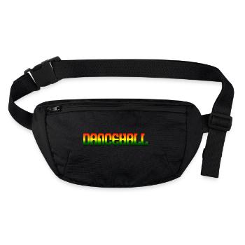Dancehall - Stanley/Stella recycelte Gürteltasche - Schwarz - Vorne