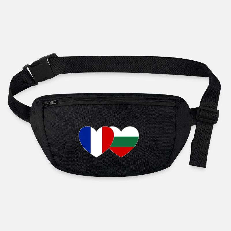Fantastique Bulgarie Flag Heart Sac banane recyclé Stanley/Stella