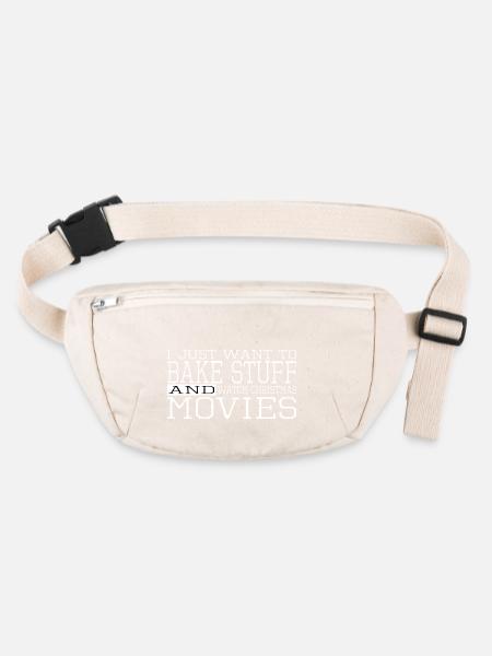 birthday present jokes bedroom baked goods - Stanley/Stella recycled Hip Bag  - natural - Front