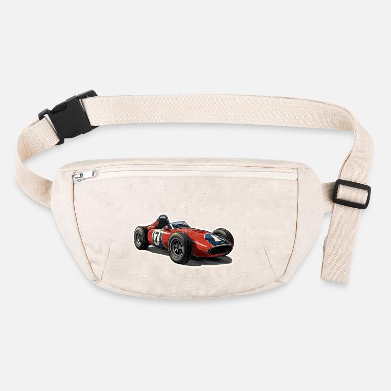 Oldtimer-Rennwagen Stanley/Stella recycelte Gürteltasche
