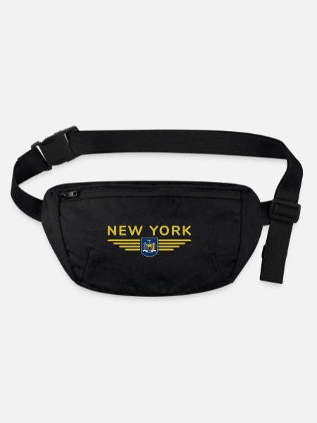 New York Fan T-Shirt – Perfect for fans! - Stanley/Stella recycled Hip Bag  - black - Front