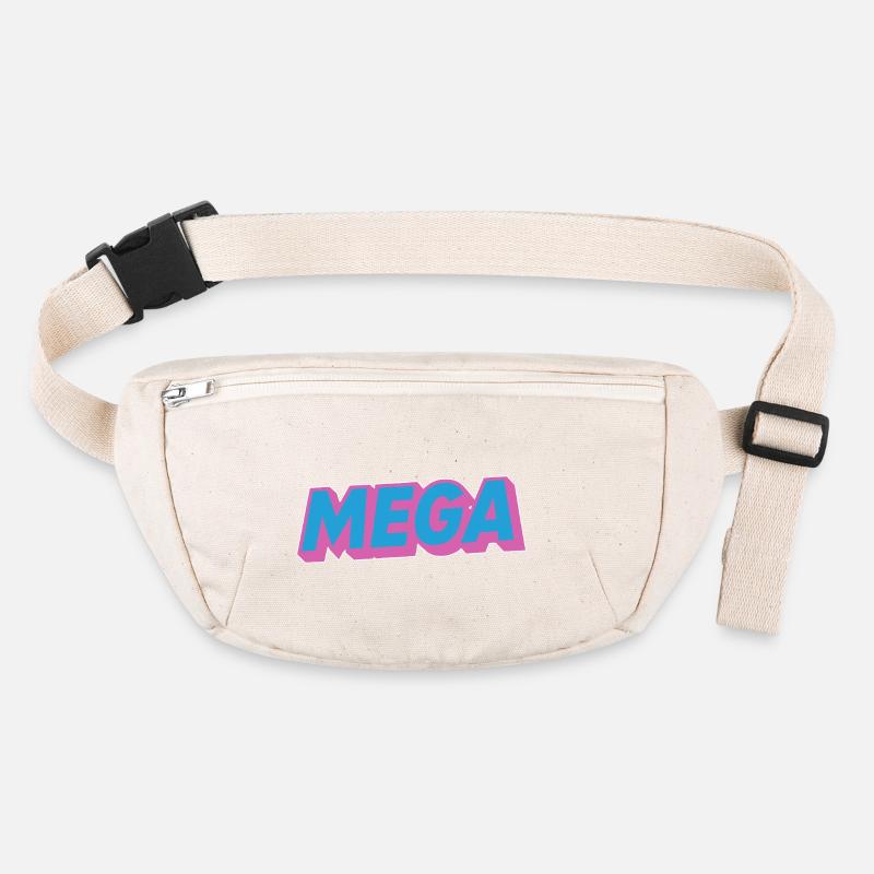 Mega lettering oldschoo retro 90s 80s Stanley/Stella recycled Hip Bag 