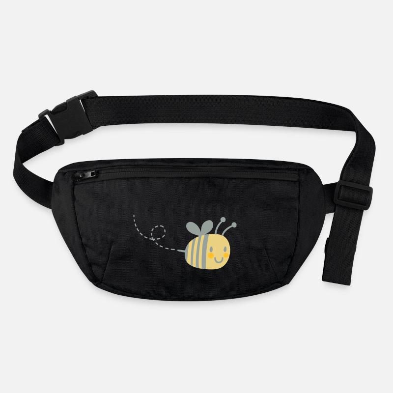 Biene mit Flugbahn Stanley/Stella recycelte Gürteltasche