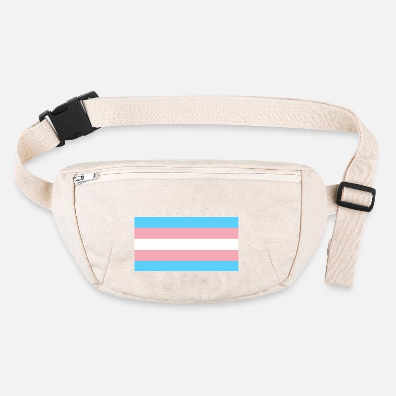 Trans flag Design Stanley/Stella recycled Hip Bag 