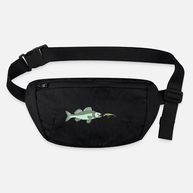 Zander jagt Kunstköder Stanley/Stella recycelte Gürteltasche