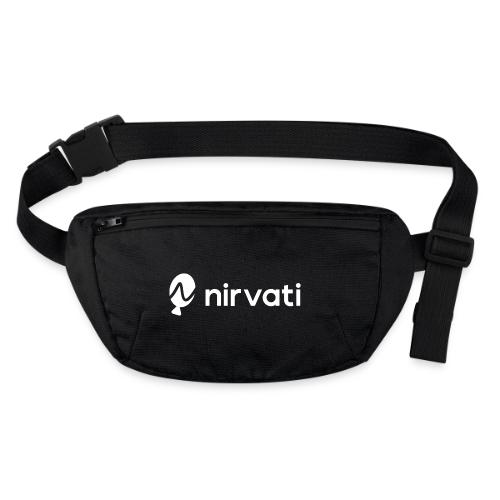 Nirvati Logo (white) - Stanley/Stella recycled Hip Bag 