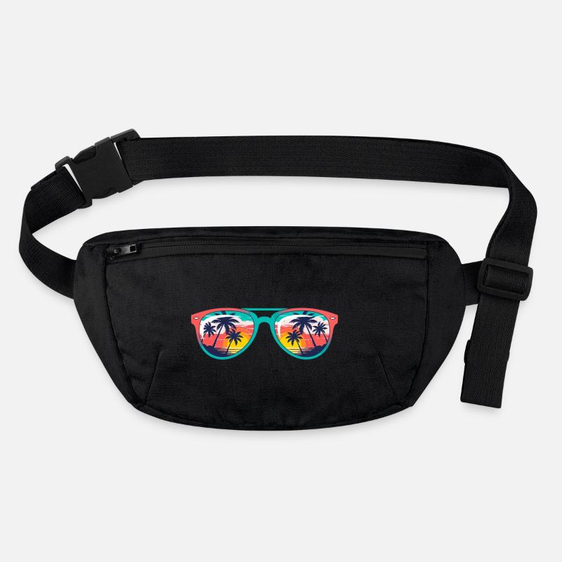 Lunettes de soleil Sunset Palms Sac banane recyclé Stanley/Stella