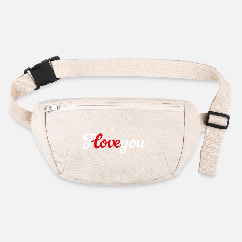 I love you Love Marry Couple Marriage Proposal Stanley/Stella recycled Hip Bag 