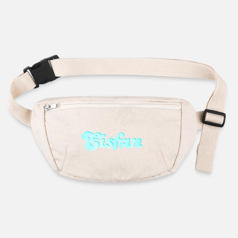 Eis Fan Eiscreme süß Sommer Eiskrem Handschrift Stanley/Stella recycelte Gürteltasche