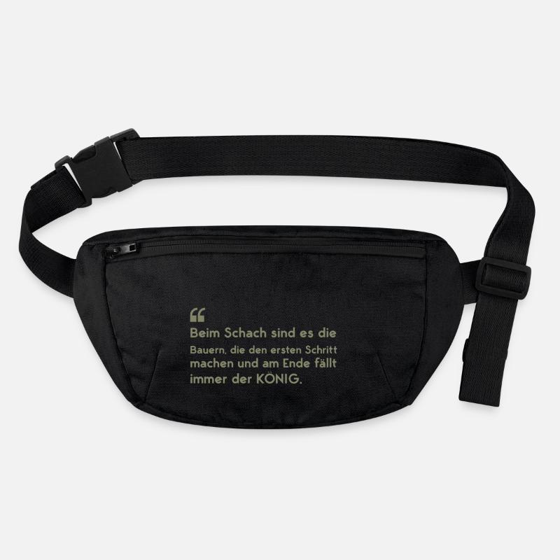 Funny sayings farmer vs. King Stanley/Stella recycled Hip Bag 