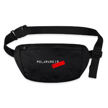 ZUR POLARKREIS TAUFE (Der Klassiker) - Stanley/Stella recycelte Gürteltasche - Schwarz - Vorne