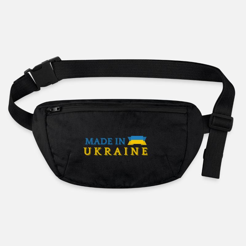 Made in Ukraine, ukrainischer Stolz Stanley/Stella recycelte Gürteltasche