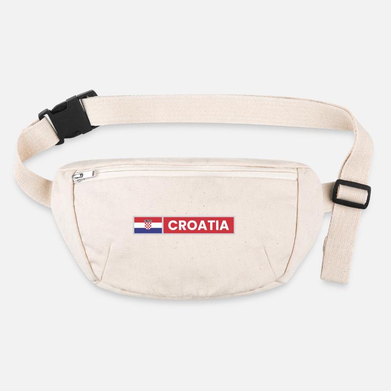 Drapeau de la Croatie Sac banane recyclé Stanley/Stella