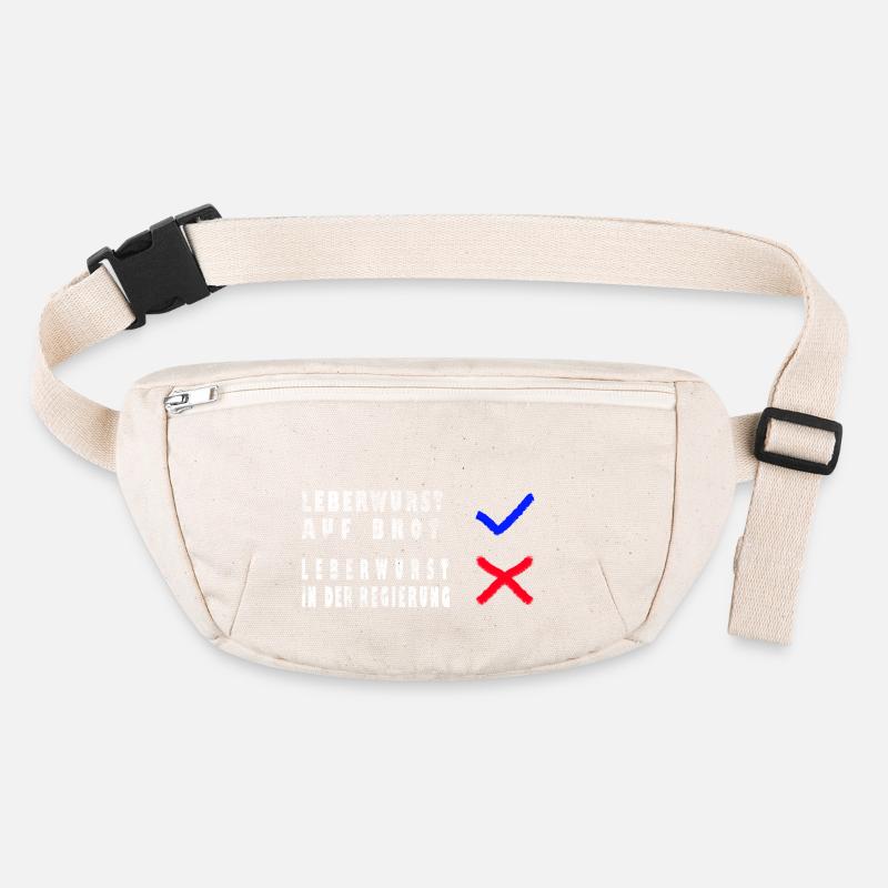 Ampel Leberwurst Protest Stanley/Stella recycelte Gürteltasche