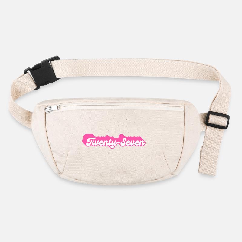 Siebenundzwanzig Geburtstag - 27. Geburtstag Retro Pink Stanley/Stella recycelte Gürteltasche