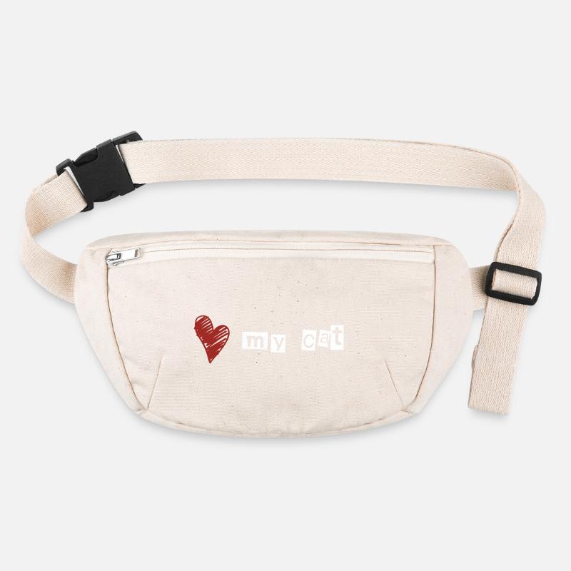 J’adore mon chat Sac banane recyclé Stanley/Stella