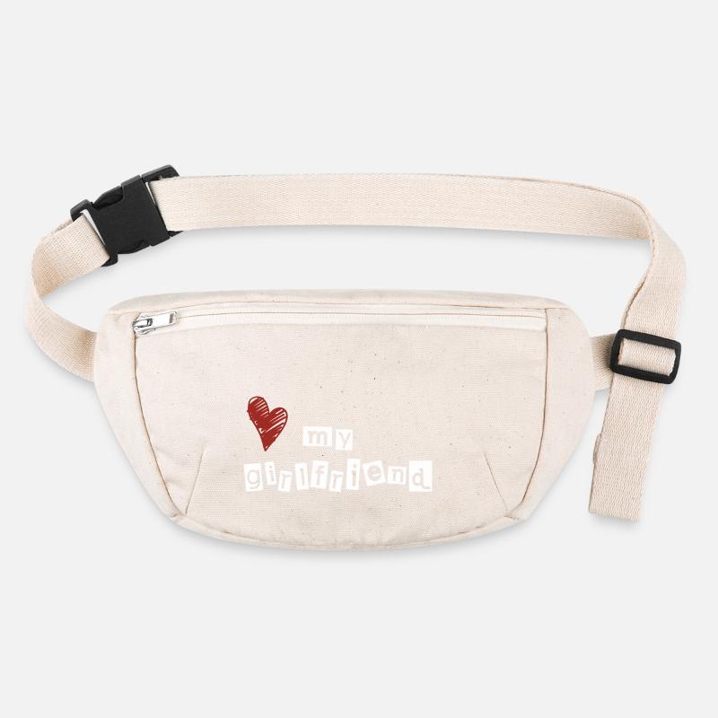 Love my girlfriend Stanley/Stella recycelte Gürteltasche