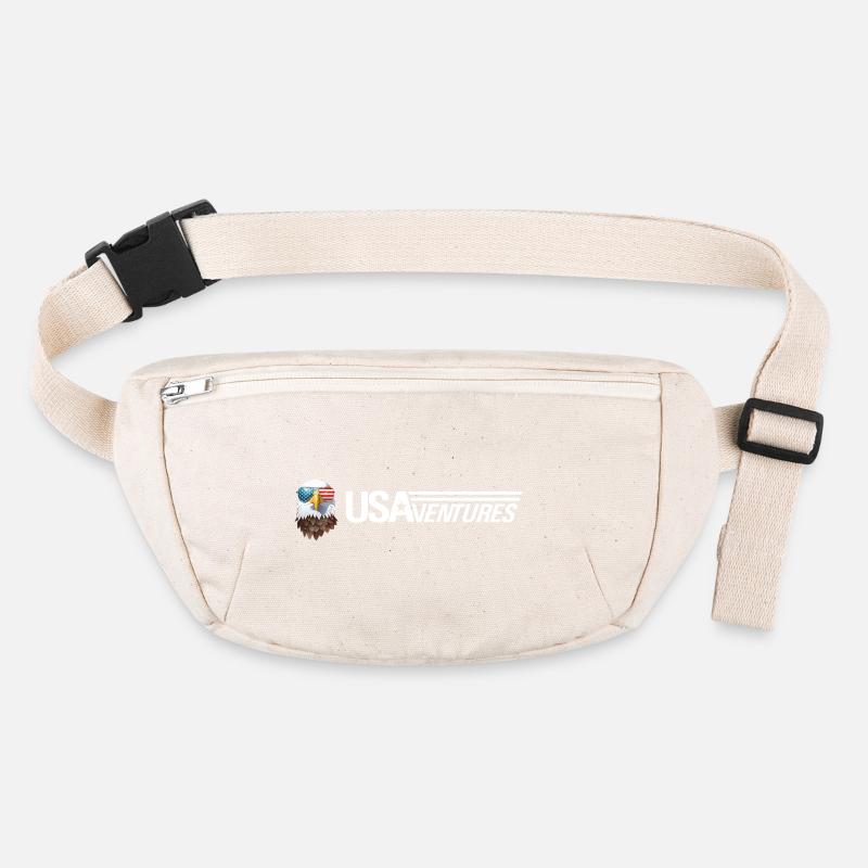 Aigle et logo blanc Sac banane recyclé Stanley/Stella