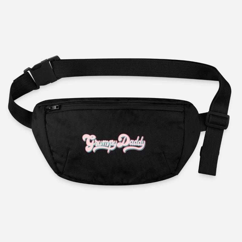 Grumpy Daddy Retro Script - Farbe "Sports Bra" Stanley/Stella recycelte Gürteltasche