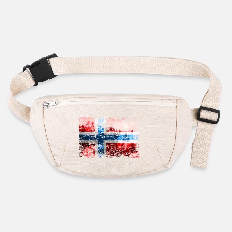 Norwegian flag Stanley/Stella recycled Hip Bag 