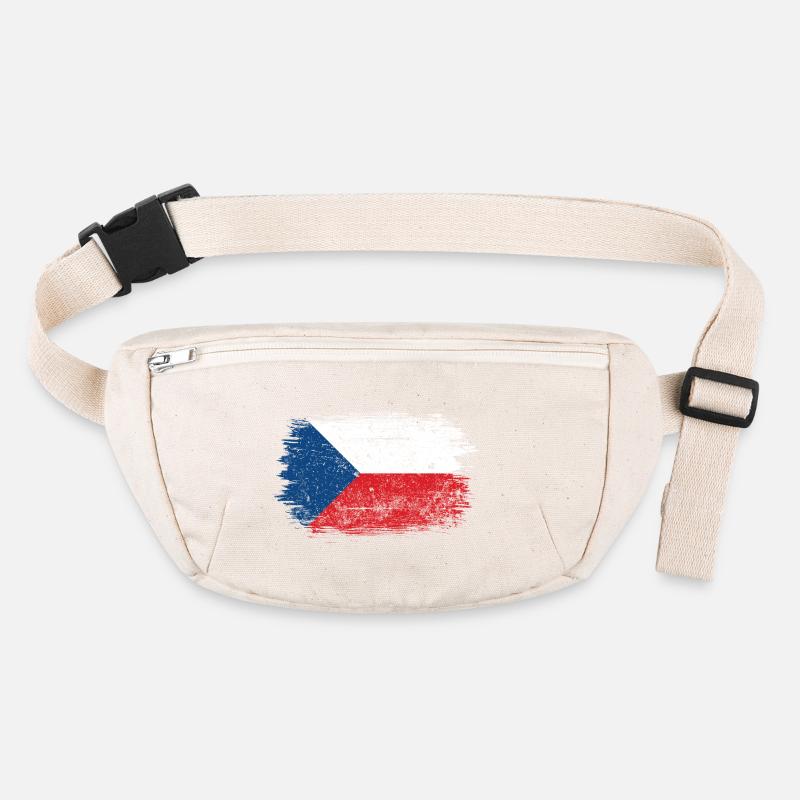 Brushstroke Czech Flag Stanley/Stella recycled Hip Bag 