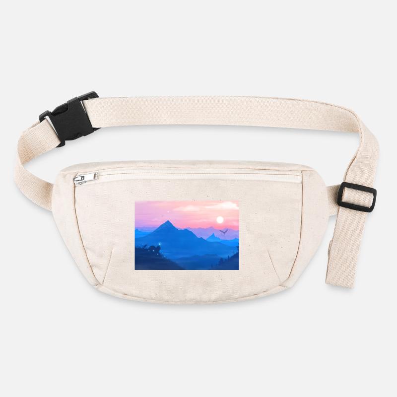 A Stellar Wolf Dream : Couleurs de l'Aube - Poster Sac banane recyclé Stanley/Stella