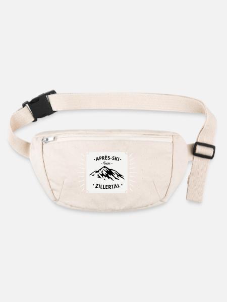 Après-Ski Zillertal - Stanley/Stella recycelte Gürteltasche - Naturweiß - Vorne