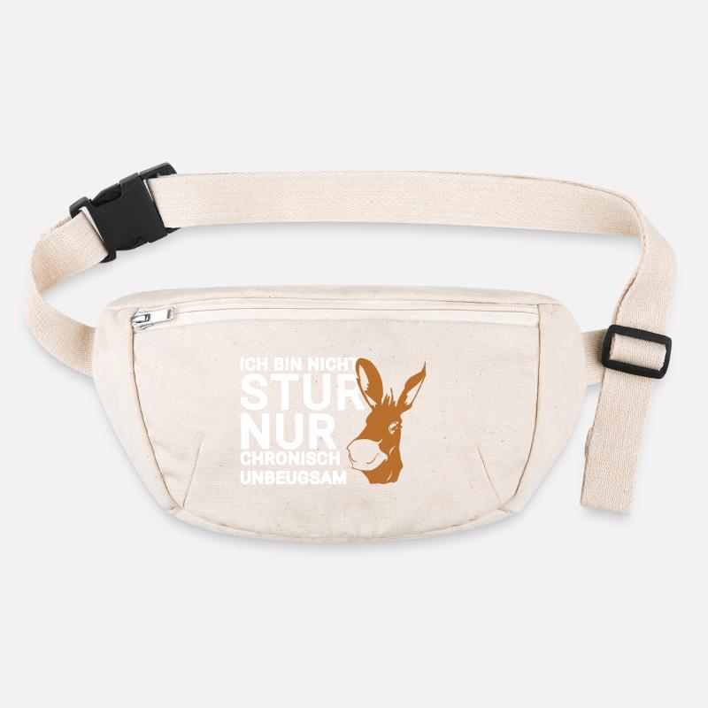 Je suis têtu - Drôle de dicton Sac banane recyclé Stanley/Stella