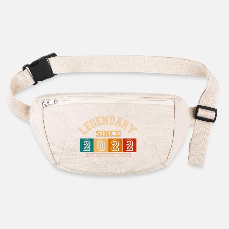 Legendary since 2022 Vintage Retro Anniversary Stanley/Stella recycled Hip Bag 