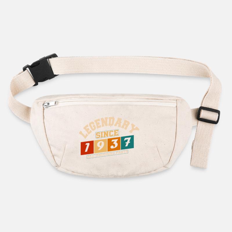 Legendary since 1937 vintage retro anniversary Stanley/Stella recycled Hip Bag 