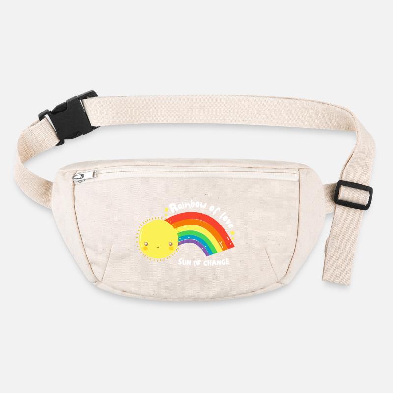 Arc-en-ciel d’amour LGBT Sac banane recyclé Stanley/Stella