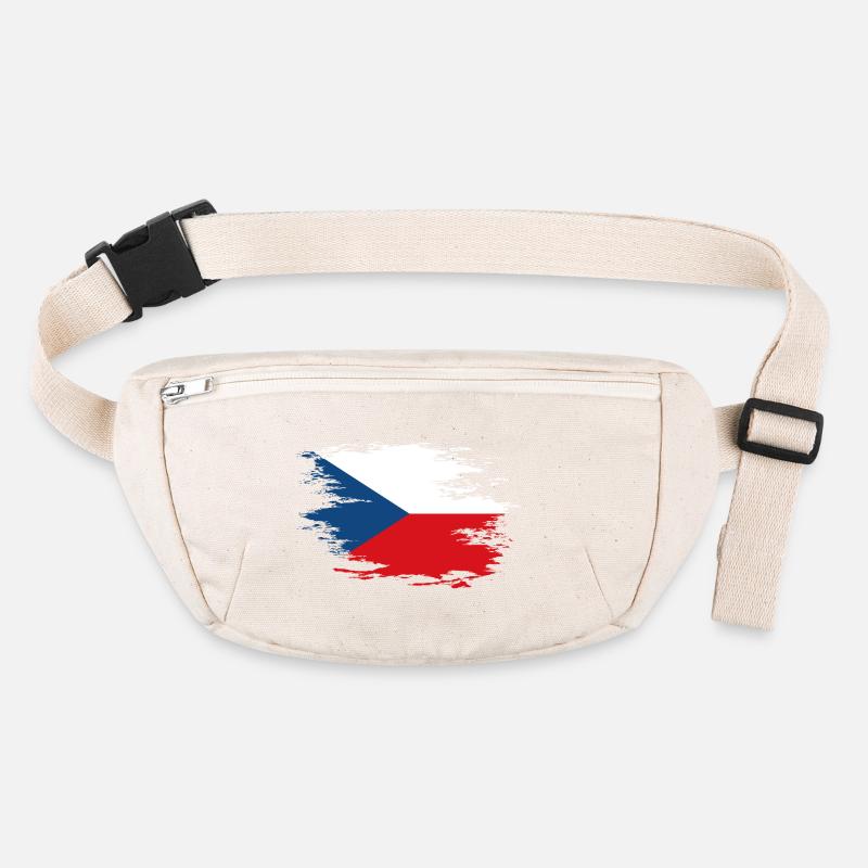 Drapeau de la République tchèque utilisé design Sac banane recyclé Stanley/Stella