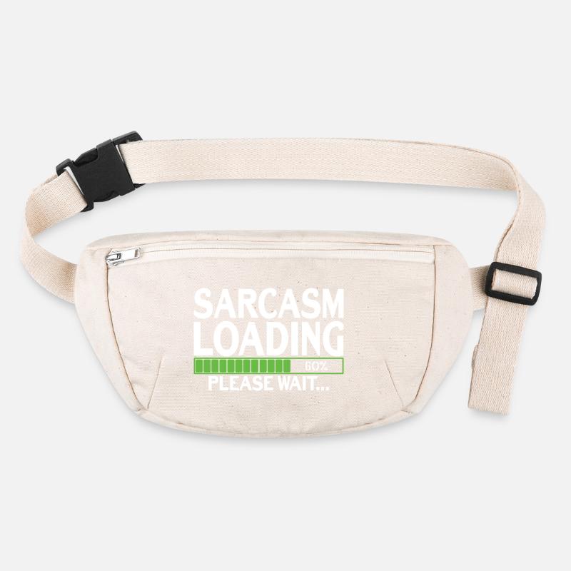 Sarcasm Loading please wait Stanley/Stella recycled Hip Bag 