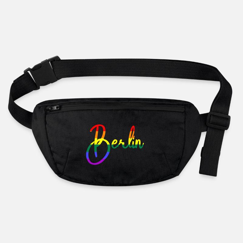 Berlin - Gay Pride - Rainbow - Regenbogen - LGBT Stanley/Stella recycled Hip Bag 