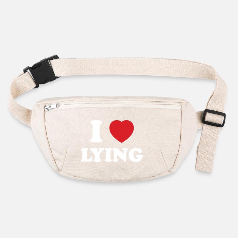 Expression of Liberation, I Love Lying Stanley/Stella recycled Hip Bag 