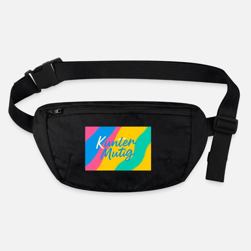 Kunter Explosion de couleurs courageuse Sac banane recyclé Stanley/Stella