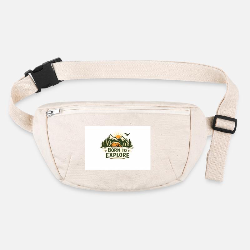 Né pour explorer les aventures en plein air Sac banane recyclé Stanley/Stella