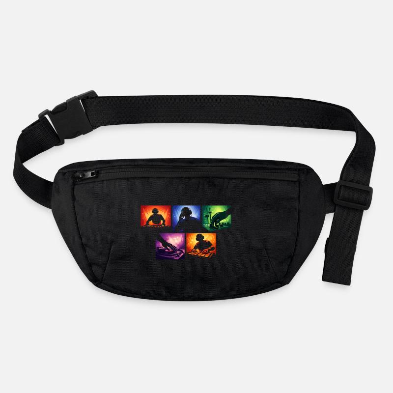 Sound Waves DJ Set Color Explosion Stanley/Stella recycled Hip Bag 