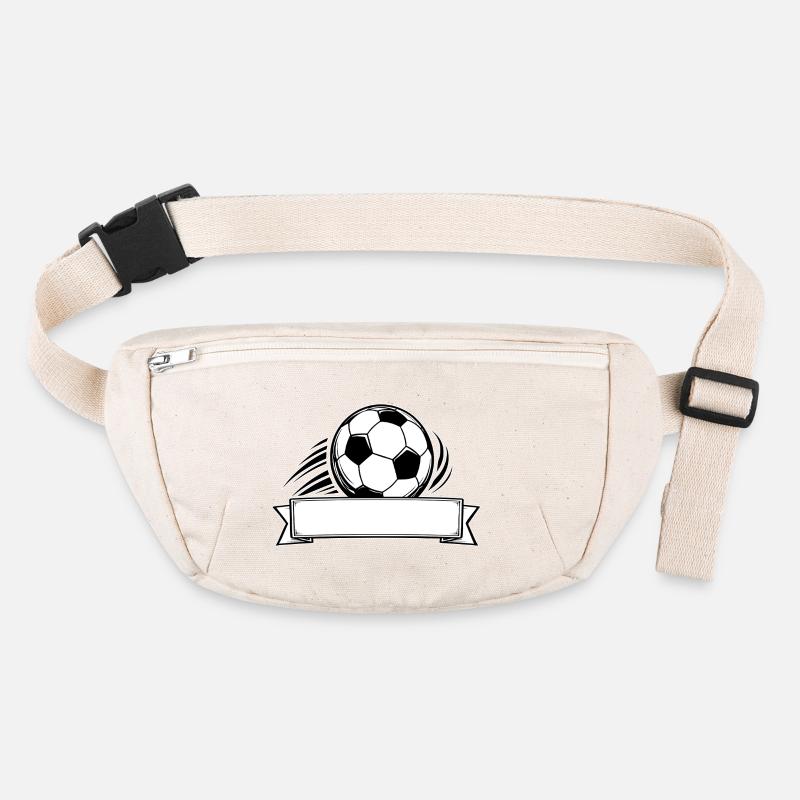 Fußball Namensschild Banner Stanley/Stella recycelte Gürteltasche