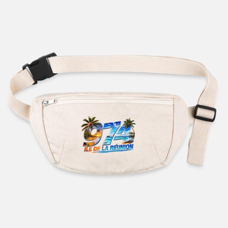 974 Ile de la Reunion Design tropical  Sac banane recyclé Stanley/Stella