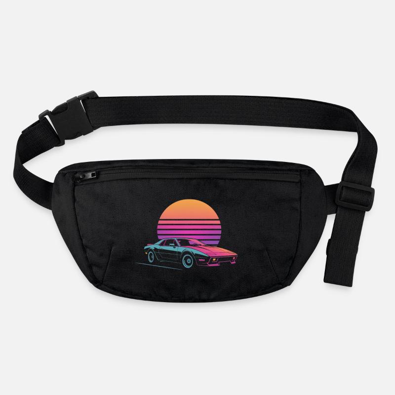 Vaporwave Auto Outrun Sonnenuntergang 80er Synth Stanley/Stella recycelte Gürteltasche