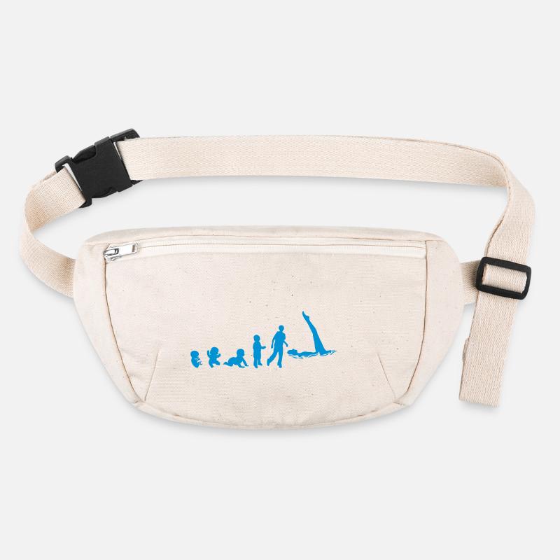 Evolution synchro swimming fetus human8 Stanley/Stella recycled Hip Bag 