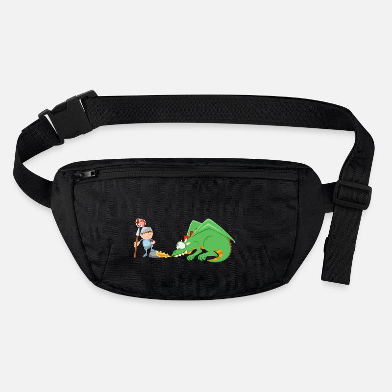 Ritter und Drache Stanley/Stella recycelte Gürteltasche