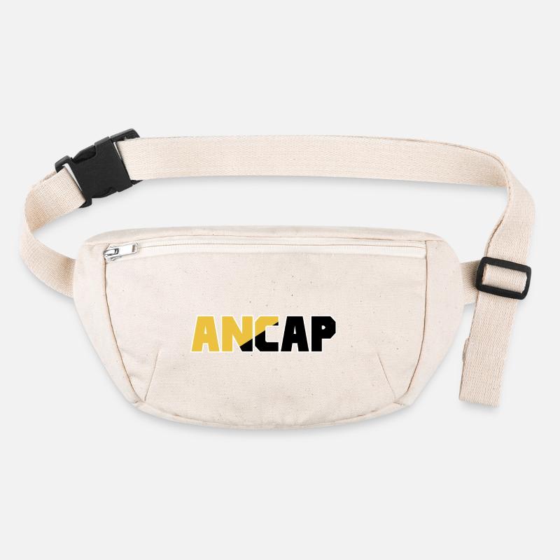 Anarchie Capitalisme Drapeau 4 ancap Sac banane recyclé Stanley/Stella