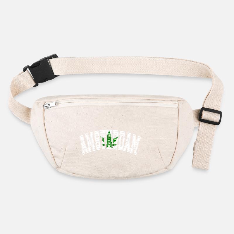 Amsterdam Design mit Cannabisblatt Stanley/Stella recycelte Gürteltasche
